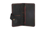 Χειροποίητο Δερμάτινο Πορτοφόλι Μαύρο - Image 3