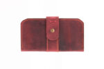 Χειροποίητο Δερμάτινο Πορτοφόλι Μπορντό - Image 2