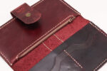 Χειροποίητο Δερμάτινο Πορτοφόλι Μπορντό - Image 8