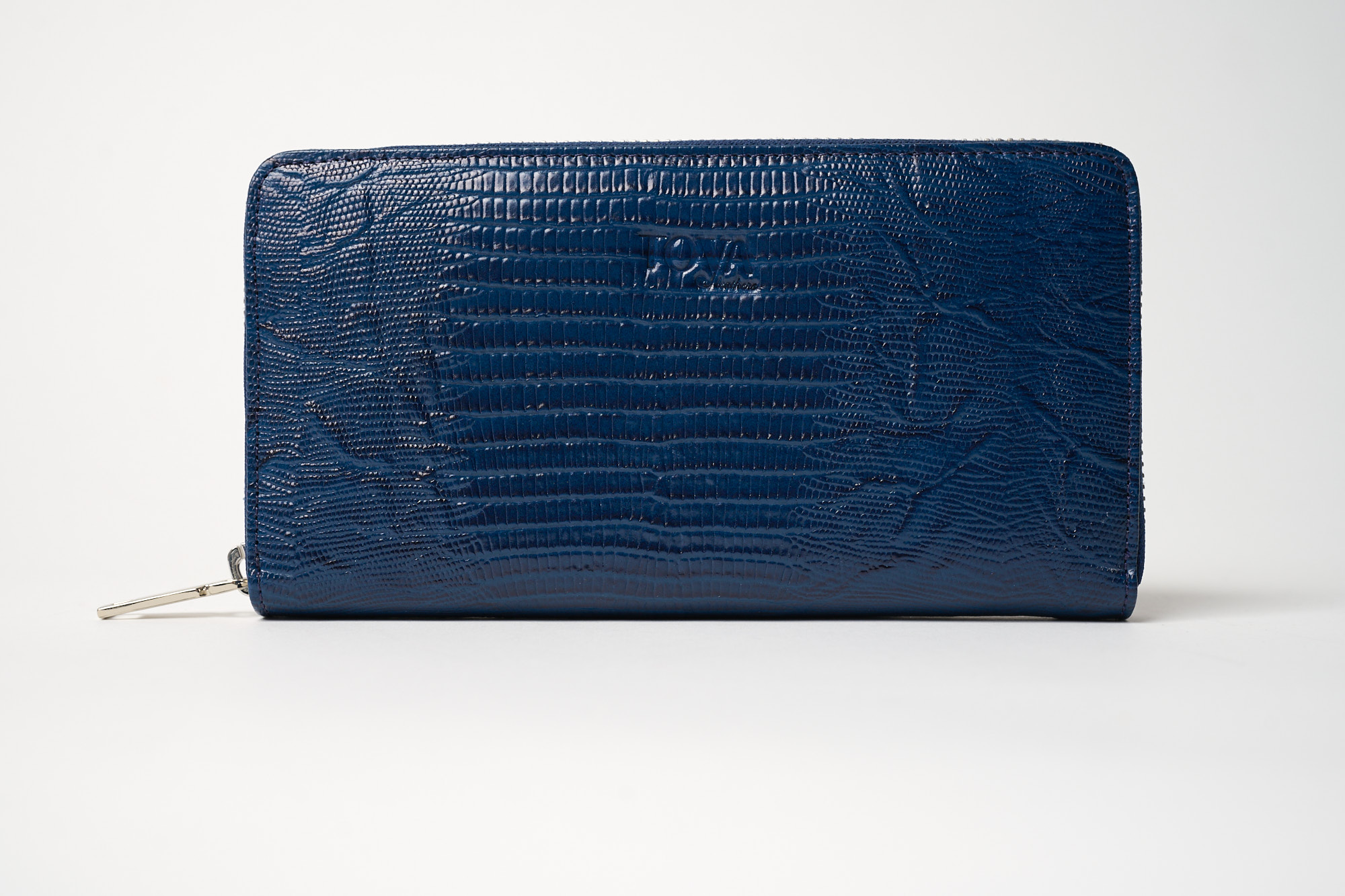 Πορτοφόλι Μπλε Γυναικείο Δερμάτινο Πορτοφόλι Μπλε - Image 1