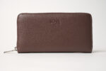 Γυναικείο Δερμάτινο Πορτοφόλι Καφέ Πούρου