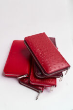 Γυναικείο Δερμάτινο Πορτοφόλι Κόκκινο - Image 3