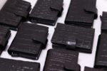 Πορτοφόλι Καρτών Μαύρο Croco με μηχανισμό RFID - Slide και Clip Κούμπωμα - Image 4