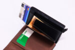 Πορτοφόλι Καρτών με RFID και Μηχανισμό Slide σε Καφέ - Image 5